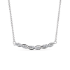 Serenity Twist Moissanite Necklace - Image 2