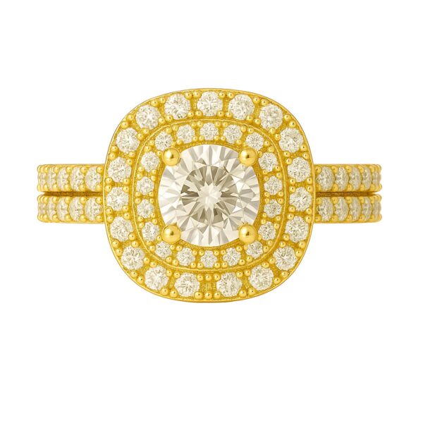 Kara Round Cut Double halo - Image 2