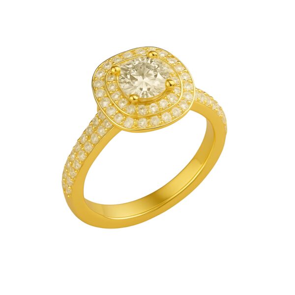 Kara Round Cut Double halo