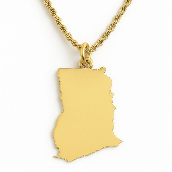 Map of Ghana Necklace