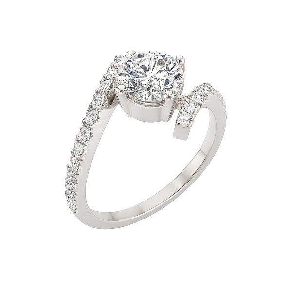 Round Cut Infinity Embrace - Image 3