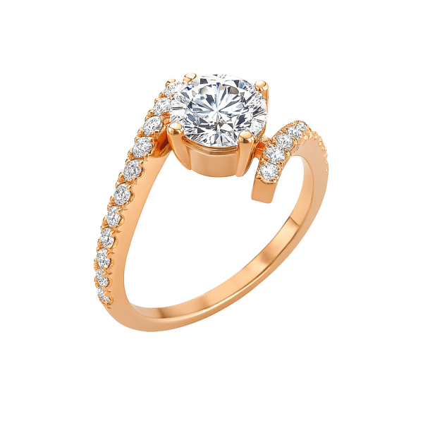 Round Cut Infinity Embrace - Image 2