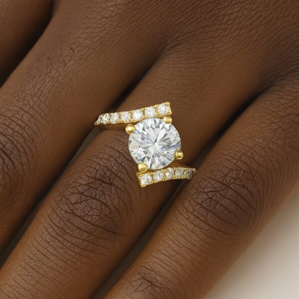 Round Cut Infinity Embrace - Image 3