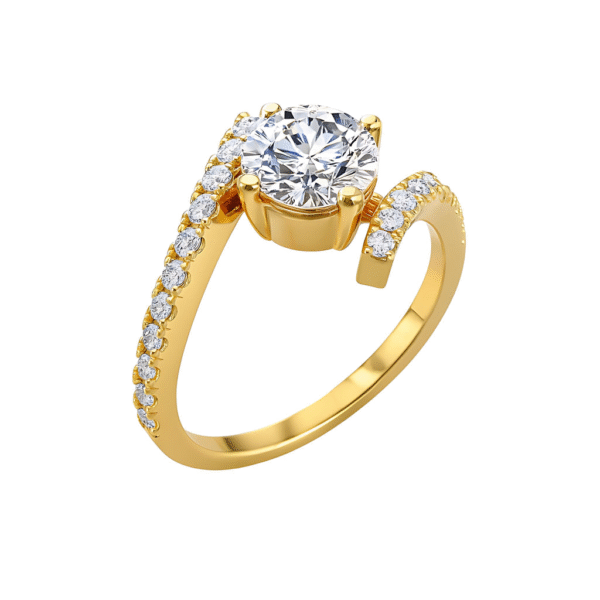 Round Cut Infinity Embrace