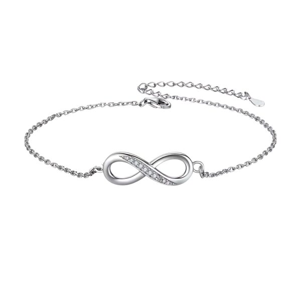 Infinity CZ Gem Anklet